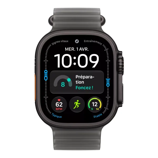 APPLE Watch Ultra 4 Bracelet Océan GPS + Cellular - Neuf Titan noir