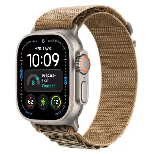 APPLE Watch Ultra 4 Bracelet Trail GPS + Cellular - Neuf Beige