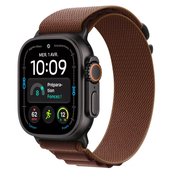 APPLE Watch Ultra 4 Bracelet Trail GPS + Cellular - Neuf Bordeaux