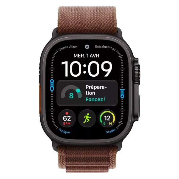 APPLE Watch Ultra 4 Bracelet Trail GPS + Cellular - Neuf Bordeaux