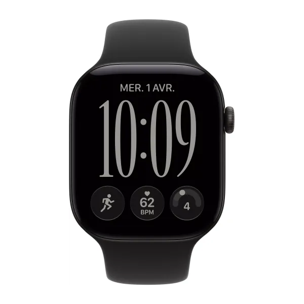 APPLE Watch Séries 12 Bracelet Sport WIFI - Neuf Noir