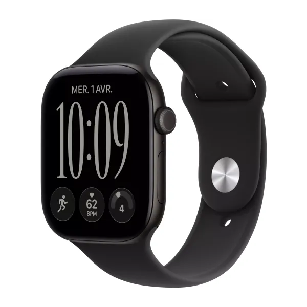 APPLE Watch Séries 12 Bracelet Sport WIFI + Cellular - Neuf Noir