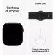 APPLE Watch Séries 12 Bracelet Sport WIFI + Cellular - Neuf Noir