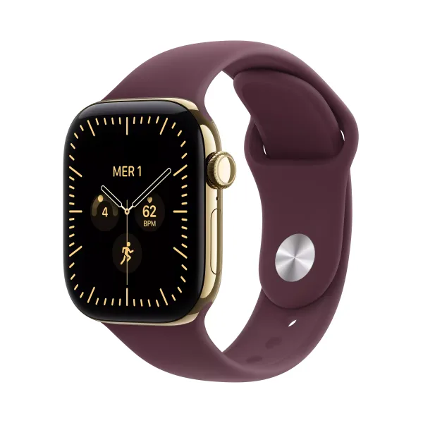 APPLE Watch Séries 12 Bracelet Sport WIFI + Cellular - Neuf Bordeaux