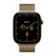 APPLE Watch Séries 12 Bracelet Milanais WIFI + Cellular - Neuf Or