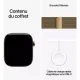 APPLE Watch Séries 12 Bracelet Milanais WIFI + Cellular - Neuf Or