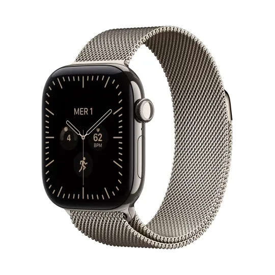 APPLE Watch Séries 12 Bracelet Milanais WIFI + Cellular - Neuf