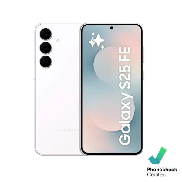 Samsung Galaxy S24 FE 5G d'occasion - testé et garanti blanc