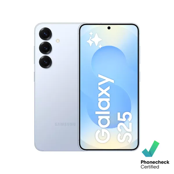 Samsung Galaxy S25 5G d'occasion - testé et garanti bleu clair