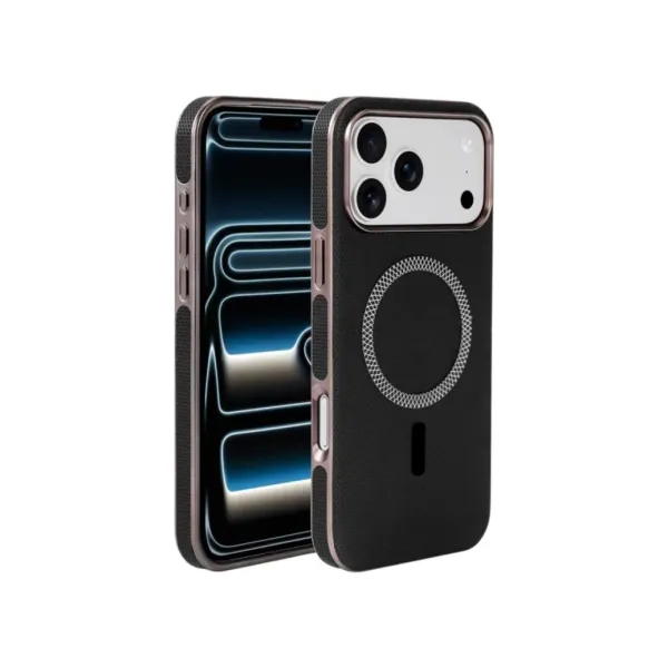 COVERME Coque WEAVE MagSafe iPhone Noir