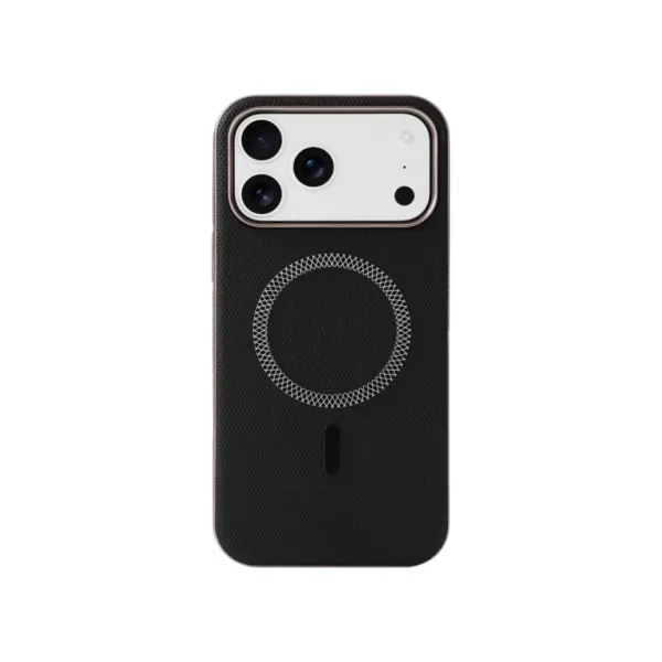 COVERME Coque WEAVE MagSafe iPhone Noir