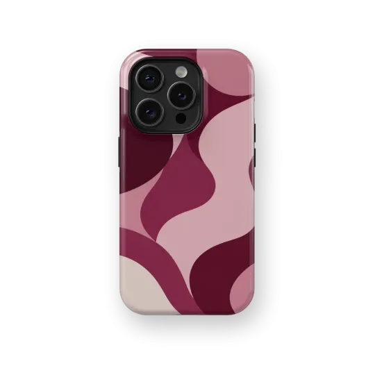 Bordeaux Flow | Coque de téléphone 3D 2en1 Ultra-résistante
