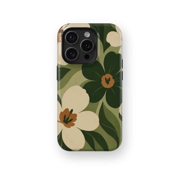 Olive Blossom | Coque de téléphone 3D 2en1 Ultra-résistante