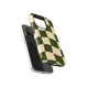 Olive Checker | Coque de téléphone 3D 2en1 Ultra-résistante