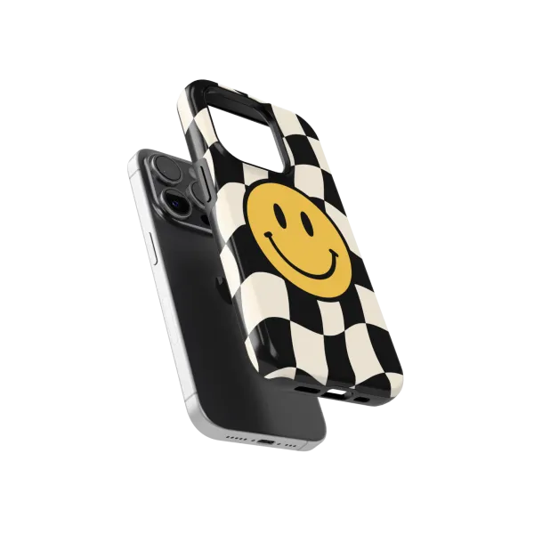 Smiley Race | Coque de téléphone 3D 2en1 Ultra-résistante