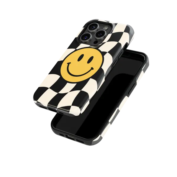 Smiley Race | Coque de téléphone 3D 2en1 Ultra-résistante