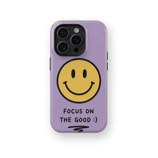 Smiley Violet | Coque de téléphone 3D 2en1 Ultra-résistante