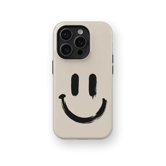 Smiley Crème | Coque de téléphone 3D 2en1 Ultra-résistante