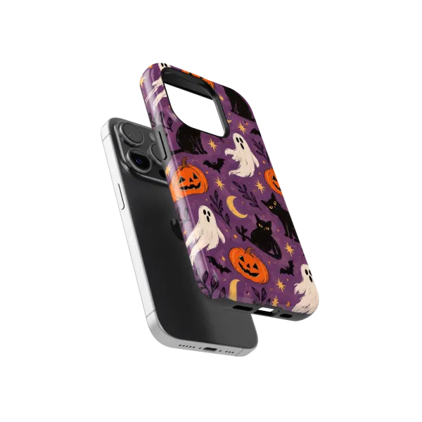 Purple Spooky | Coque de téléphone 3D 2en1 Ultra-résistante