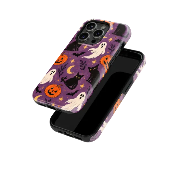 Purple Spooky | Coque de téléphone 3D 2en1 Ultra-résistante