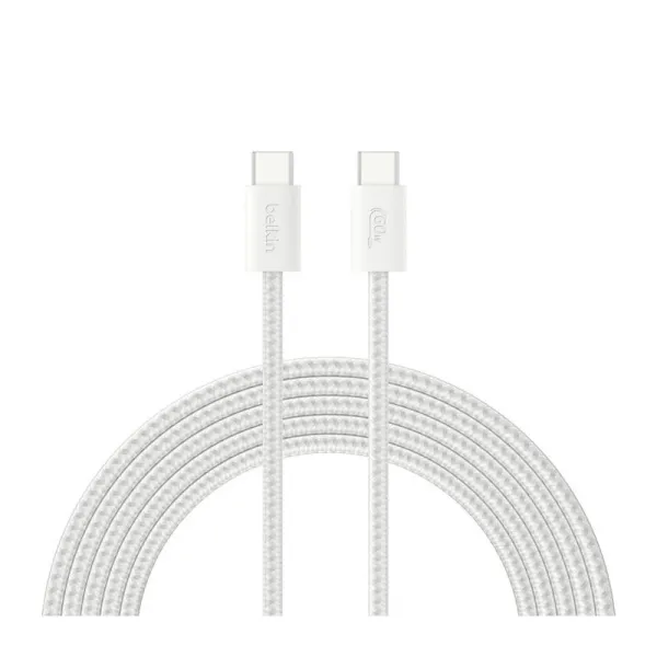 BELKIN - Pack chargeur 30W USB C vers USB C 2M Blanc