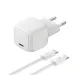 BELKIN - Pack chargeur 30W USB C vers USB C 2M Blanc