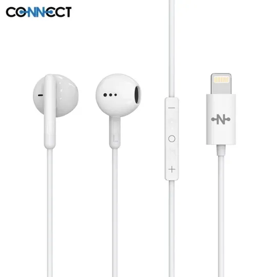 CONNECT - Écouteurs Filaires Lightning Blanc