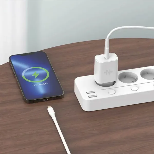 CONNECT - Chargeur Secteur USB-C 20W Blanc