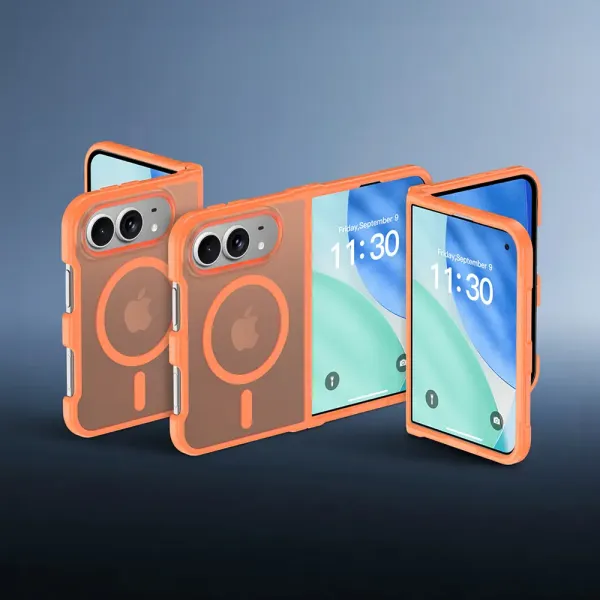 Coque de Protection MagSafe Apple iPhone Duo Orange