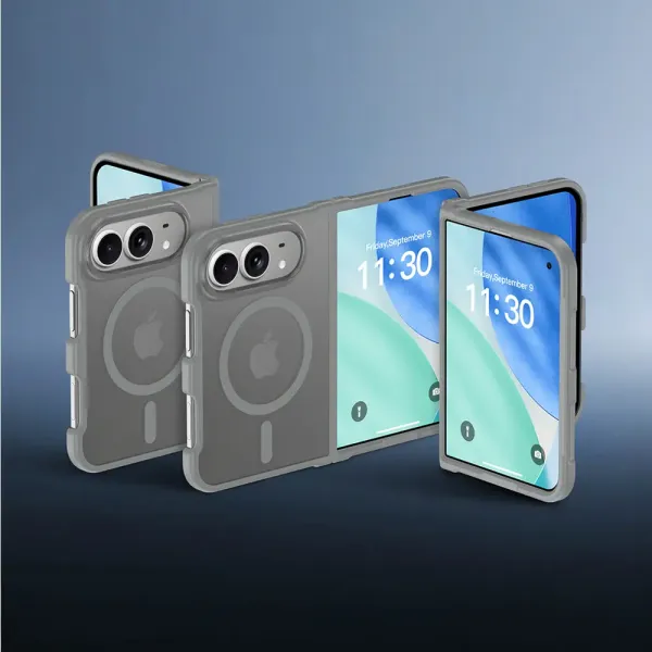 Coque de Protection MagSafe Apple iPhone Duo Gris