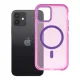 FORCELL Coque F-Protect Vivid Premium compatible MagSafe Rose iPhone 12 / 12 Pro