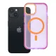 FORCELL Coque F-Protect Vivid Premium compatible MagSafe Rose iPhone 13 / 14