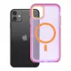 FORCELL Coque F-Protect Vivid Premium compatible MagSafe Rose iPhone 11