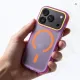 FORCELL Coque F-Protect Vivid Premium compatible MagSafe Rose