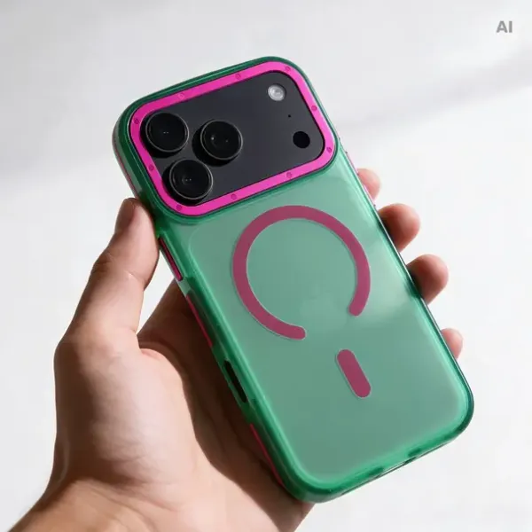 FORCELL Coque F-Protect Vivid Premium compatible MagSafe Vert