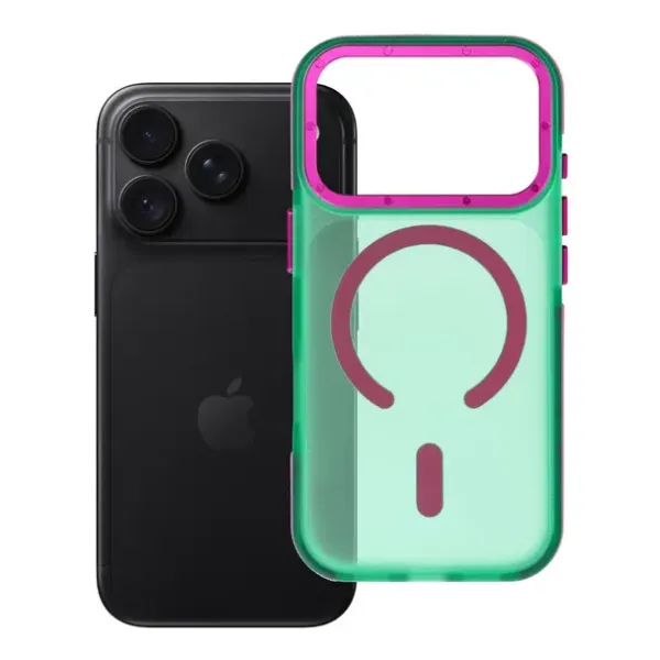 FORCELL Coque F-Protect Vivid Premium compatible MagSafe Vert iPhone 17 / 18 Pro Max