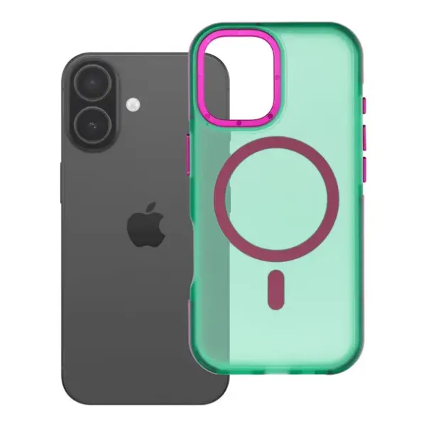 FORCELL Coque F-Protect Vivid Premium compatible MagSafe Vert iPhone 17
