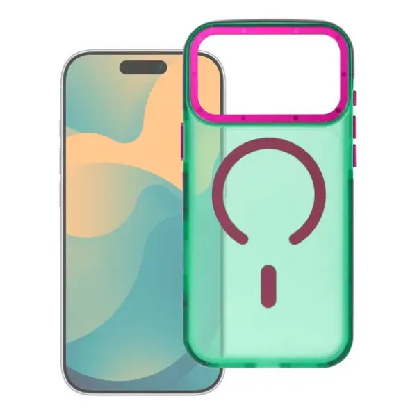 FORCELL Coque F-Protect Vivid Premium compatible MagSafe Vert iPhone 17 / 18 Pro