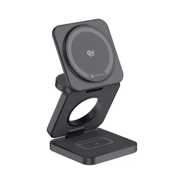 FORCELL Chargeur à induction de bureau ultra-rapide pour iPhone et Samsung 25W