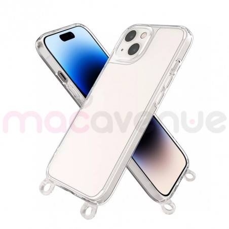 Coque renforcée transparente Skinmoove TPU/PC avec anneau pour iphone 11