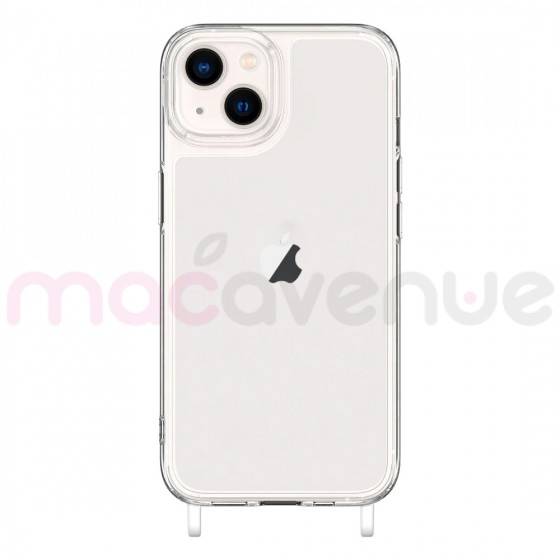 Coque renforcée transparente Skinmoove TPU/PC avec anneau pour iphone 13