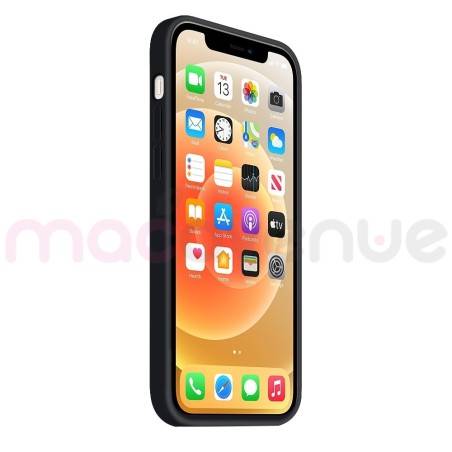 Coque Silicone Moxie BeFluo Fine et Légère pour iPhone 14, Intérieur Microfibre - Noir