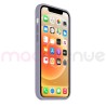 Coque Silicone Moxie BeFluo Fine et Légère pour iPhone 14, Intérieur Microfibre - Gris lavande