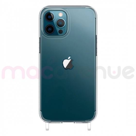 Coque renforcée transparente Skinmoove TPU/PC avec anneau pour iphone 12 Pro Max