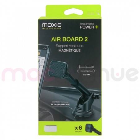 Moxie Support ventouse magnétique à Ventouse Repositionnable avec Bras a Rallonge AIRBOARD2