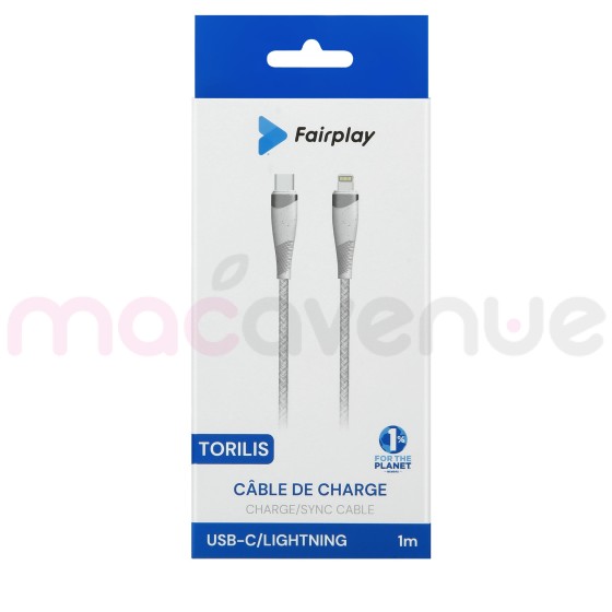 FAIRPLAY TORILIS Câble USB-C vers Lightning 1m