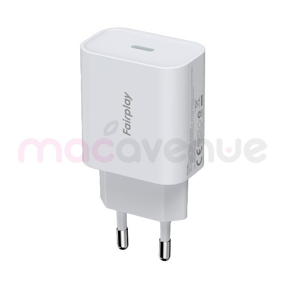 FAIRPLAY TORINO Chargeur USB-C 25W (Blanc)