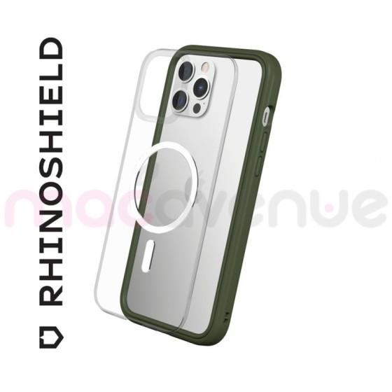 RHINOSHIELD COQUE MODULAIRE MOD NX VERT CAMOUFLAGE COMPATIBLE MAGSAFE POUR APPLE IPHONE 13/14