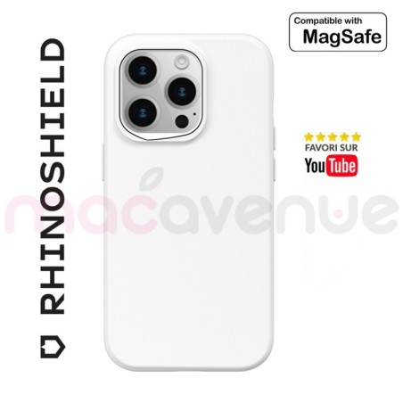 RHINOSHIELD COQUE SOLIDSUIT BLANC CLASSIC COMPATIBLE MAGSAFE POUR APPLE IPHONE 14 PRO