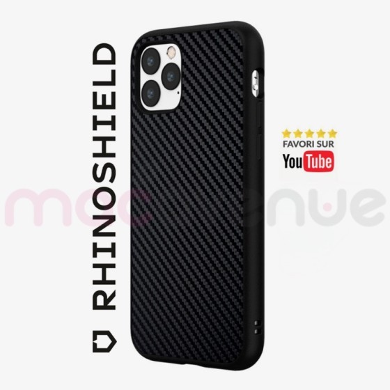 RHINOSHIELD COQUE SOLIDSUIT FIBRE DE CARBONE VERITABLE POUR APPLE IPHONE 13 PRO (6.1)